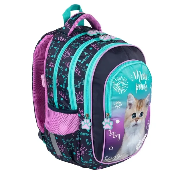 PLECAK CZTEROKOMOROWY MY LITTLE FRIEND KOTEK KITTY PARTY ST. MAJEWSKI