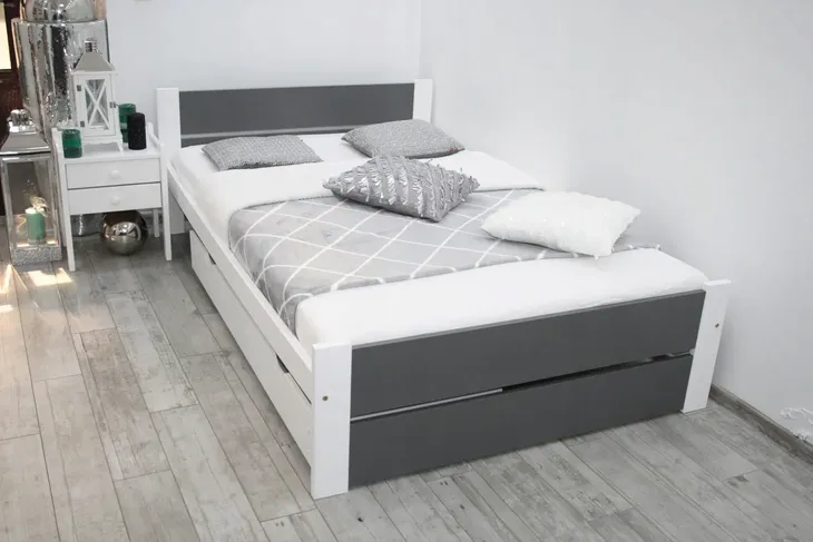 lozko-drewniane-lea-120x200-biale-szare-stelaz-materac-piankowy-kolor-mebla-odcienie-szarosci