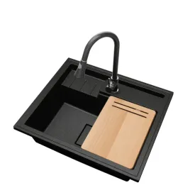 kuchenny-zlewozmywak-granitowy-jednokomorowy-elite-6052-deska-bateria-syfon