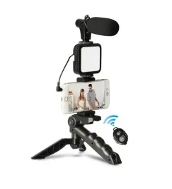 zestaw-youtubera-tiktokera-do-nagrywania-telefonem-mikrofon-lampa-statyw