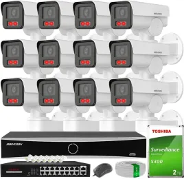 monitoring-hikvision-12-kamer-ip-4mpx-smart-hybrid-light-zewnetrzny-hdd-2tb