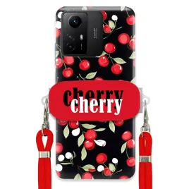 etui-do-xiaomi-redmi-note-12s-sznurek-red-uchwyt-cherry-urocze-classy