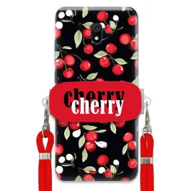 etui-do-xiaomi-redmi-8a-sznurek-red-uchwyt-cherry-cherry-urocze-classy