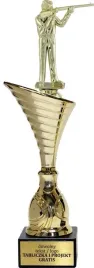 piekny-zloty-puchar-z-figurka-strzelectwo-bron-dluga-33-cm-grawer-gratis