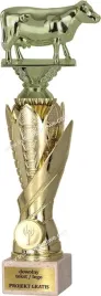 zloty-puchar-statuetka-rolnictwo-krowa-30-cm-grawer-gratis