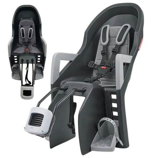 FOTELIK Rowerowy NA ROWER RAMY TYLNY DO 22KG Polisport Guppy Maxi +