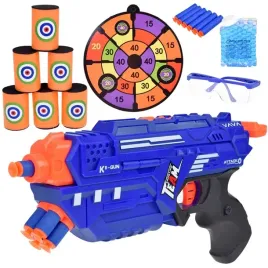 pistolet-shotgun-2w1-naboje-piankowe-zelowe-tarcza-okulary-puszki