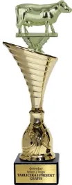piekny-zloty-puchar-z-figurka-krowa-rolnictwo-30-cm-grawer-gratis