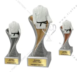 komplet-figurek-przestrzennych-3d-karate-zloto-srebro-braz-14-cm-grawerki
