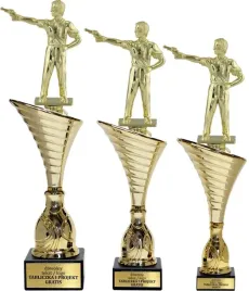 piekny-zloty-komplet-puchar-z-figurka-strzelectwo-35-32-31-cm-grawerki