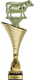 piekny-zloty-puchar-z-figurka-krowa-rolnictwo-27-cm-grawer-gratis