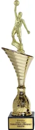 piekny-zloty-puchar-z-figurka-koszykowka-38-cm-tabliczka-grawer-gratis