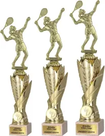 zloty-komplet-pucharow-tenis-ziemny-kobiet-40-37-34-cm-grawerki-gratis