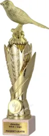 zloty-puchar-statuetka-ornitologia-kanarek-32-cm-grawer-gratis