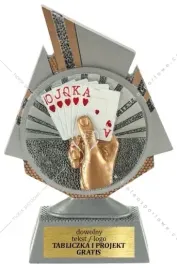 statuetka-figurka-przestrzenna-3d-karty-poker-brydz-15cm-tabliczka-gratis