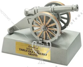 statuetka-figurka-przestrzenna-3d-armata-pilka-nozna-10-cm-tabliczka