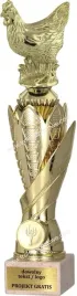 zloty-puchar-statuetka-rolnictwo-kura-27-cm-grawer-gratis