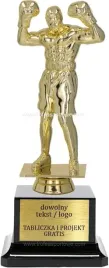 duza-zlota-statuetka-boks-21-cm-grawer-gratis