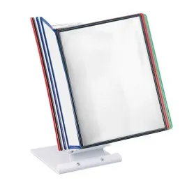panele-prezentacyjne-a4-stojak-kolorowe-ramki-informacyjne-a4-10-sztuk