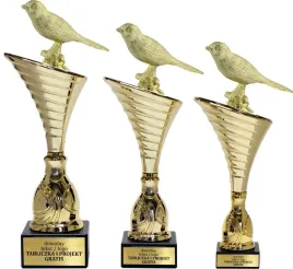 piekny-zloty-komplet-puchar-z-figurka-kanarek-29-26-25-cm-grawerki-gratis