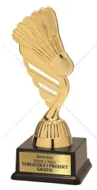 piekna-zlota-statuetka-badminton-19-cm-tabliczka