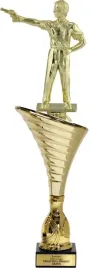 piekny-zloty-puchar-z-figurka-strzelectwo-bron-krotka-31-cm-grawer-gratis