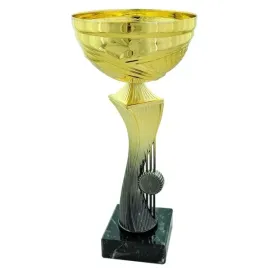 zloty-metalowy-puchar-cieniowana-noga-26-cm-grawer-gratis