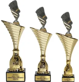 zloty-komplet-pucharow-badminton-34-31-30-cm-grawerki-gratis