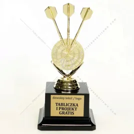 zlota-statuetka-dart-rzutki-17cm-grawer-gratis