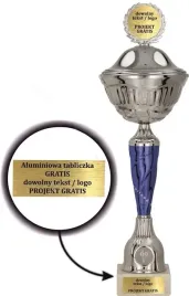 zdobiony-srebrno-niebieski-puchar-z-przykrywka-38-cm-grawer-gratis