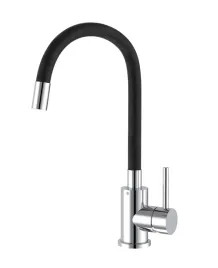 bateria-kuchenna-hf-5966-stojaca-kran-elastyczna-wylewka-czarna-chrom
