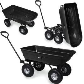 wozek-transportowy-ogrodowy-100l-wywrotka-przyczepka-raczka-skretne-kola