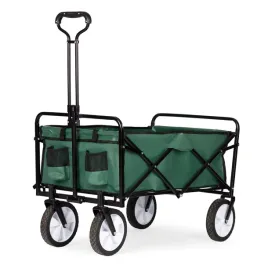 skladany-duzy-wozek-ogrodowy-plazowy-turystyczny-transportowy-zielony