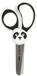 nozyczki-szkolne-z-figurka-zaokraglone-panda-kidea-ergonomiczny