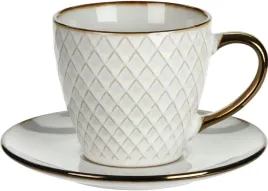 filizanka-queen-ze-spodkiem-210-ml-elegancka-ceramika-biala-ze-zloceniem