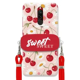 etui-do-xiaomi-redmi-8-czerwona-smycz-uchwyt-crossbody-sweet-kwiat-wisni