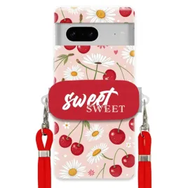 etui-do-google-pixel-7-czerwona-smycz-uchwyt-crossbody-sweet-kwiat-wisni