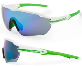 okulary-rowerowe-accent-reflex-bialo-zielone