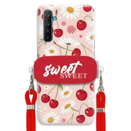 etui-do-realme-x2-czerwona-smycz-uchwyt-sweet-sweet-wisnia-i-stokrotka