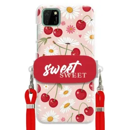 etui-do-huawei-y5p-czerwona-smycz-uchwyt-sweet-sweet-wisnia-i-stokrotka