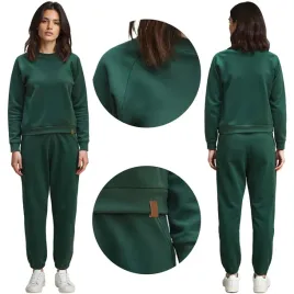 vivisence-9204kmpl-zielony-bawelna-komplet-damski-bluza-spodnie-s-dresy