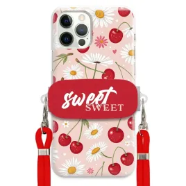 etui-do-iphone-12-pro-czerwona-smycz-uchwyt-crossbody-sweet-kwiat-wisni