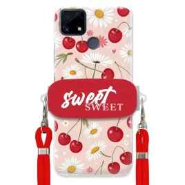 etui-do-realme-c25-czerwona-smycz-uchwyt-sweet-sweet-wisnia-i-stokrotka
