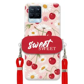 etui-do-realme-8-pro-czerwona-smycz-uchwyt-crossbody-sweet-kwiat-wisni