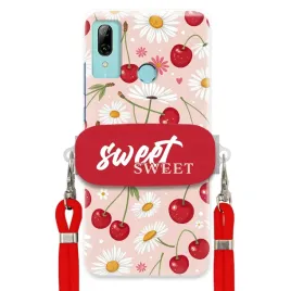 etui-do-huawei-p-smart-2019-czerwona-smycz-uchwyt-sweet-sweet-kwiat-wisni