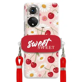 etui-do-huawei-honor-50-czerwona-smycz-uchwyt-crossbody-sweet-kwiat-wisni