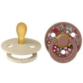 bibs-liberty-smoczek-kauczukowy2-pack-symmetrical-s-chamomile-woodchuck-0