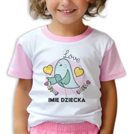 pizama-krotki-rekaw-rozowa-na-lato-love-imie-prezent-dzien-dziecka-122cm
