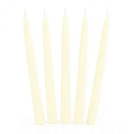 swieca-stozkowa-matowa-ecru-10-szt-24-cm-komunia-wesele-slub-chrzest-ihs