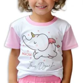 pizama-krotki-rekaw-rozowa-letnia-magia-imie-prezent-dzien-dziecka-122cm